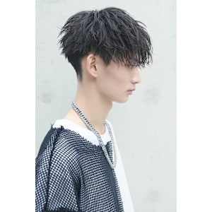 ツイスパハーフアップ