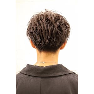 【ふわぼさ質感】ナチュラルサイドパートマッシュ