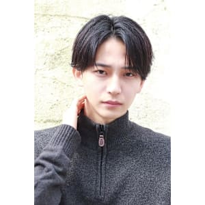 マッシュも楽しめる！2wayセンターパート！