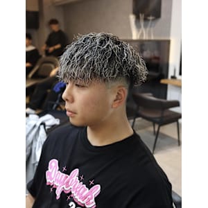 メンズ/フェード/ツイスパ/フェード/メッシュ/短髪/大宮