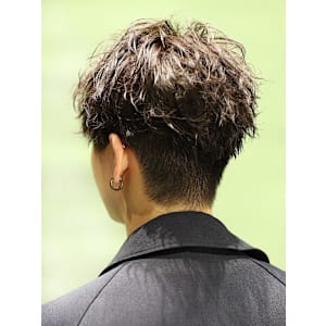 ナチュラルに決まる、ソフツイセンターパート