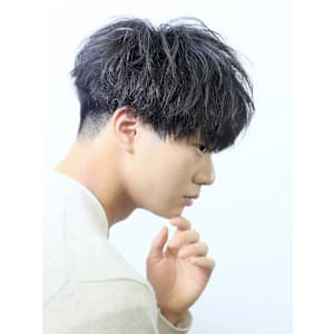 細束でふんわりスパイラルパーマ