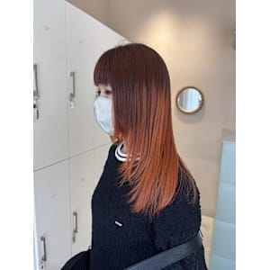 オレンジルーツカラー