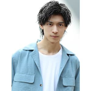 ツイスパハーフアップ