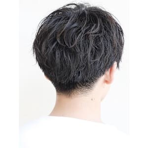 ルーズウエットショートセンターパート