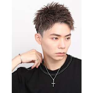 ツイストグレージュショート