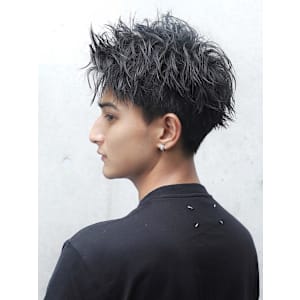 無造作オーバーアップ