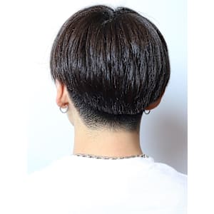 刈り上げシースルーマッシュ