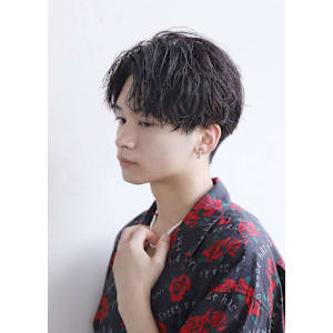 【ツイスパ】ショートセンターパート