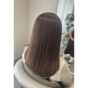 透明感ミルクティーカラー