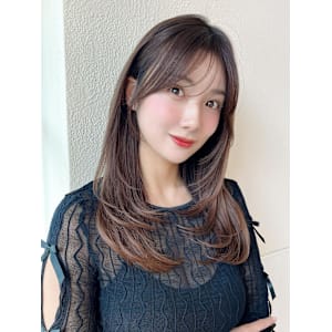 シャギーレイヤー韓国ワンホンヘアシースルーぱっつん前髪 - AFLOAT/L 錦糸町【アフロートエル】【アフロートエル キンシチョウ】掲載中