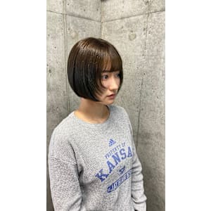 ミニボブ/オリーブブラウン