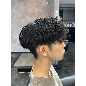 メンズ波巻きパーマ