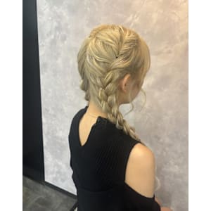 ツイン編み込みセット