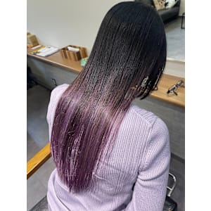 インナーカラー×パープル