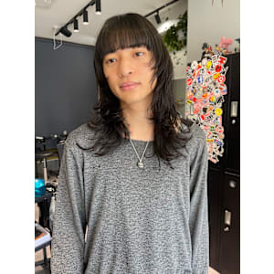 メンズレイヤーウルフカット