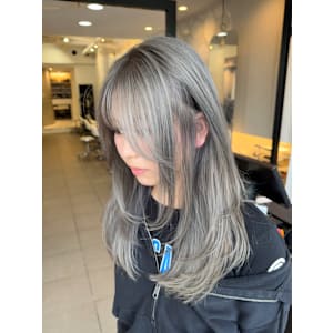 髪質改善グレージュカラーカーキベージュレイヤーロング錦糸町 - in'dex hair 錦糸町店【インデックスヘアキンシチョウテン】掲載中