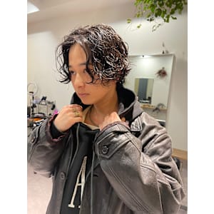 メンズハンサムショートパーマ