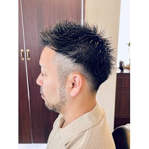 【30代 男性】ロンドンツーブロック（大宮/バーバー）