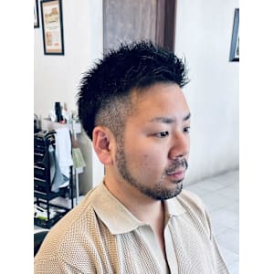 【30代 男性】ロンドンツーブロック（大宮/バーバー）