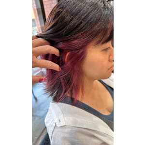 インナーカラーチェリーレッド