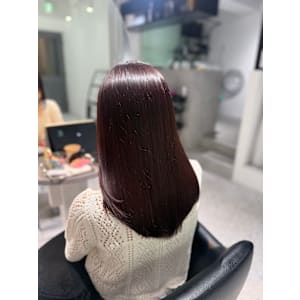 【MIHO】ブリーチなしピンクブラウン