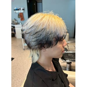 メンズカット/ダブルカラー