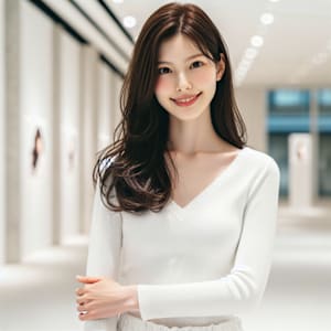 ★美髪レイヤーカット顔まわりレイヤーくびれミディアムレイヤー