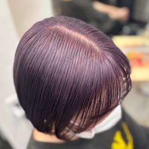 上から見ても可愛いブリーチカラー◎