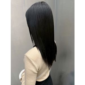 髪質改善トリートメント ストレート 艶髪 レイヤーカット