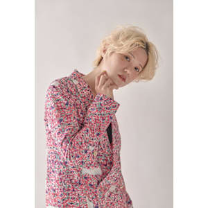 ハイトーン×ラフウェーブショート