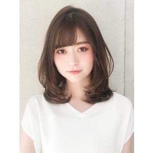 10代/20代/30代/40代/ミディアム/レイヤーアッシュ