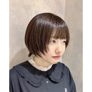 ショート×レイヤー×ショートウルフ×前髪あり×横浜×20代