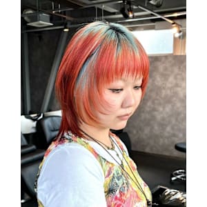 ルーツカラー　デザインカラー　ハイトーン　表参道/原宿 - Null 表参道本店 デザインカラー/ダブルカラー【ヌル】掲載中