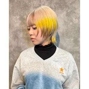 ルーツカラー　デザインカラー　ハイトーン　表参道/原宿