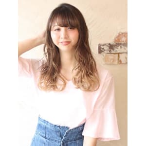 美髪♪グラデーションカラー×ゆるふわ巻き - Source - hair atelier -京橋【ソース ヘア アトリエ】【ソース ヘア アトリエ キョウバシ】掲載中