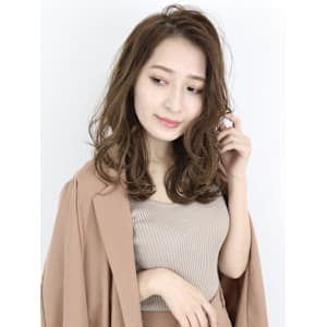 艶髪♪透明感マロンベージュカラー