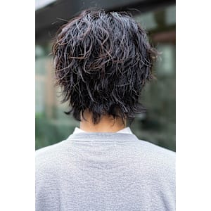 スパイラルパーマ ツーブロック