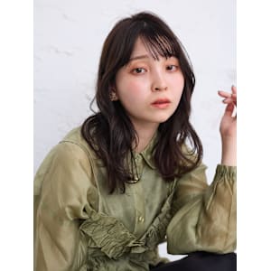 ゆるふわセミロング