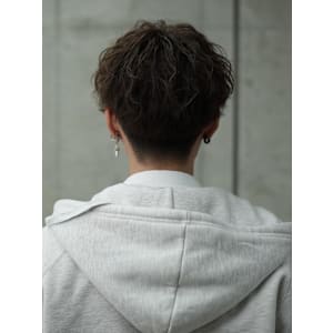 メンズマッシュ　ツイストパーマ