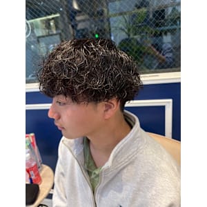 サーフカール/スパイキーショート/ブルーブラック