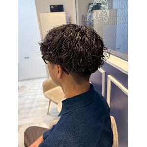 サーフカール/スパイキーショート/ブルーブラック