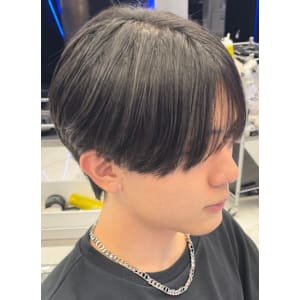 シースルーマッシュ/ニュアンスパーマ/フェザー/韓国マッシュ