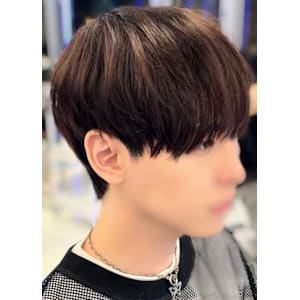 韓国マッシュ/シースルーマッシュ/カルマパーマ/韓国メンズ