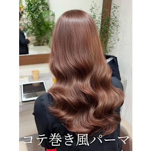 パーマ#パーマスタイル#コテ巻き風パーマ#レイヤーカット