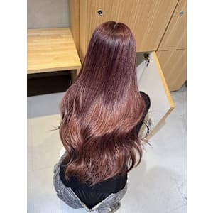 ダブルカラー×チェリーブラウン