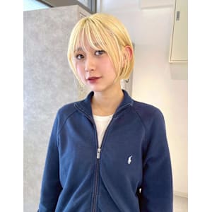 【rizu】ハイトーンボブ/ブロンドヘア - MOON by KENJE【ムーンバイケンジ】掲載中