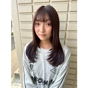 レイヤー×ラベンダーブラウン20代30代‘40代