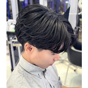 フェザーパーマ/シースルーマッシュ/韓国マッシュ/ニュアンス