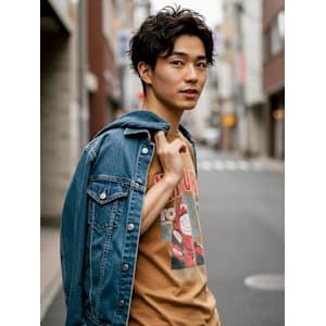 #カルマパーマ #センターパート